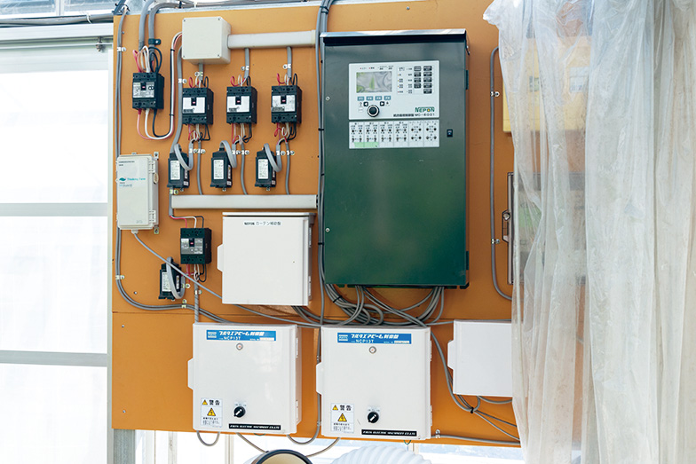 写真：日射比例制御